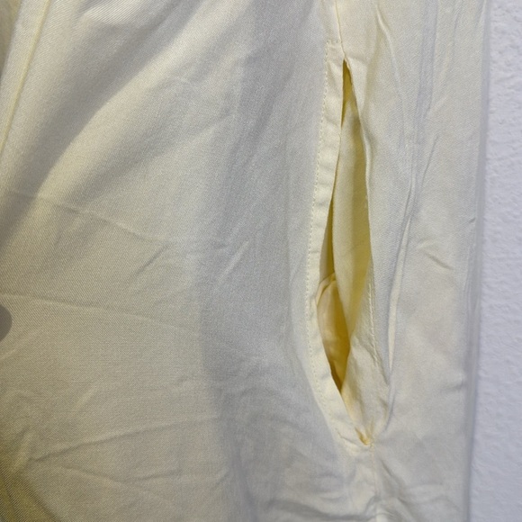 Anthropologie New XL maxi cream yellow embroidered floral goddess dress - Picture 5 of 11